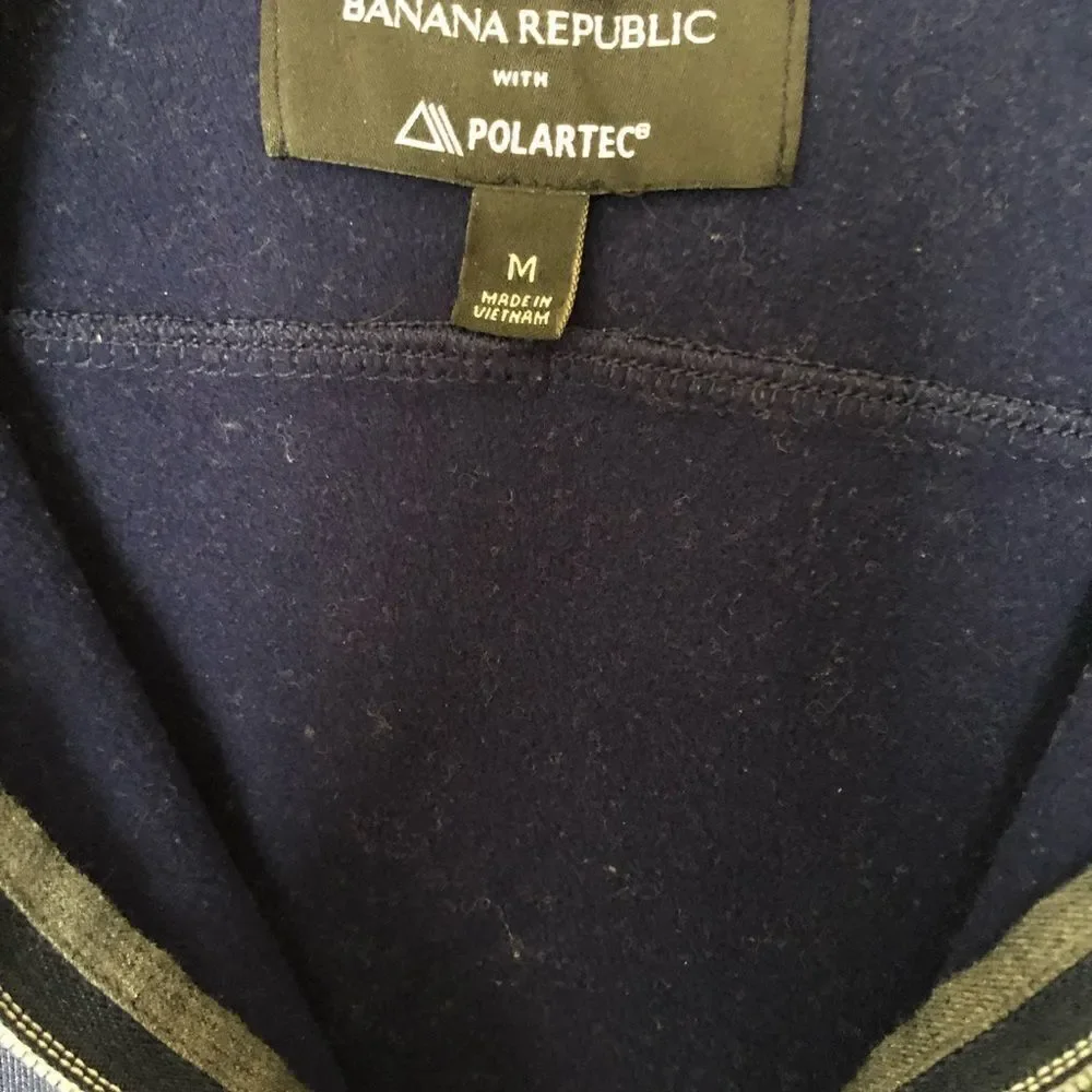 BANANA REPUBLIC Men’s 1/4 Zip Pullover Sweater M